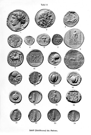 view Coins showing Schilf (Schilfkranz) bis Achren.