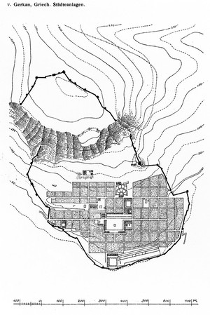 view Plan of Priene, in Griechische Stadeanlagen