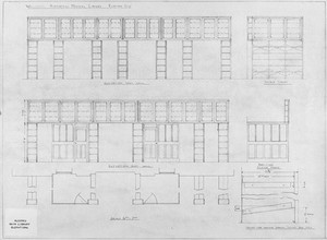 view Wellcome library: library elevations