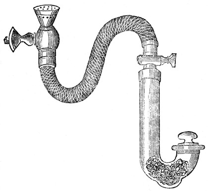 Apparatus for the respitration of ether vapour.