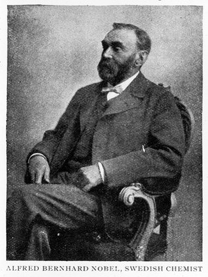 view Portrait of Alfred Bernhard Nobel