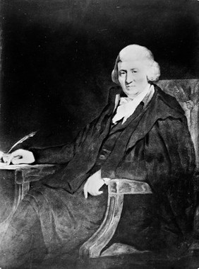 Portrait of Alexander Hamilton, 3/4 length, seated, in the possession of Sir E. Hulse