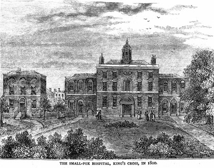 Smallpox Hospital, King's Cross, in 1800.