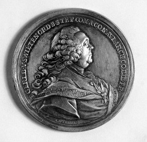 view Medal showing bust of van Swieten.