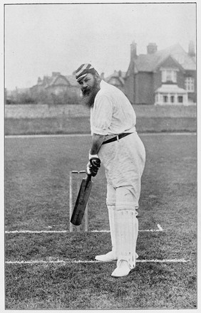 Portrait of William Gilbert Grace, taken in Brighton