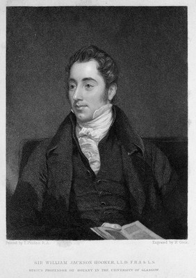 Sir William Jackson Hooker. Stipple engraving by H. Cook, 1834, after T. Phillips.