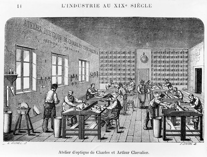 L'industrie au XIXe siècle. : les microscopes Chevalier, suivi d'une notice historique sur la plus ancienne maison de ce nom / [Luc-Leo].