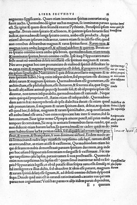 page 53, "De causis respiratione...", Vesalius, 1536