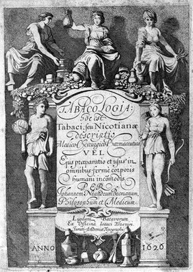 Tabacologia: hoc est tabaci, seu nicotianae descriptio medico-chirurgico-pharmaceutica. Vel ejus praeparatio et usus in omnibus ferme corporis humani incommodis ... / [Johann Neander].