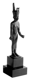 Figure of Neith, Egyptian deity. Goddess associated with childbirth and healing.