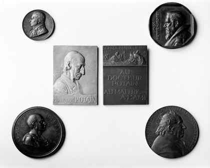 Medals relating to men working in 1850