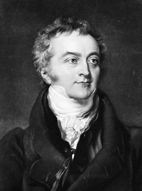 Thomas Young. Mezzotint by G.R. Ward after Sir T. Lawrence.