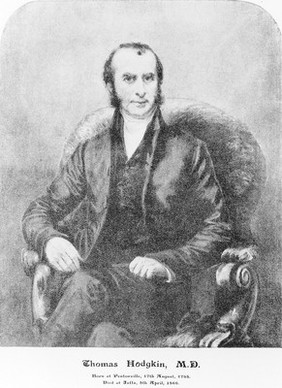 Portrait of Thomas Hodgkin.