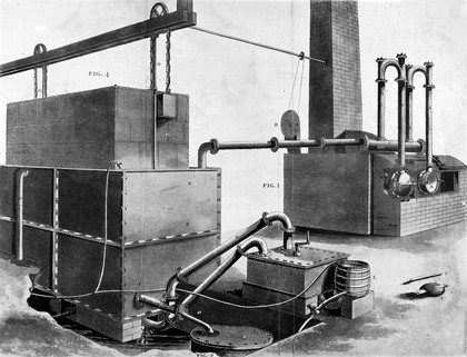 Accum's gas-making installation. 19th C