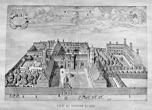 view Gonville and Caius College, Cambridge. Plan showing