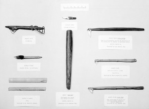 view Lancets. Pacific from Australia, Gilbert Islands, Ellice Islands. In The Wellcome Historical Medical Museum Collection