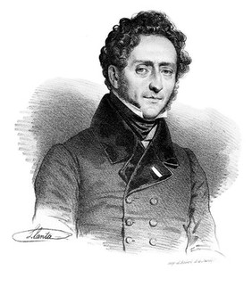 Jean Jacques Joseph Leroy d'Étiolles. Lithograph by J.F.G. Llanta.