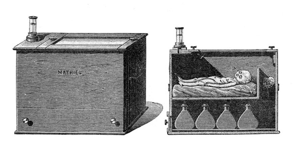 Artificial incubator for premature babies, 1890