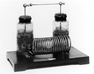 view High frequency oscillator, D'Arsonval & Riviere