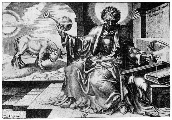 Saint Luke as a physician.