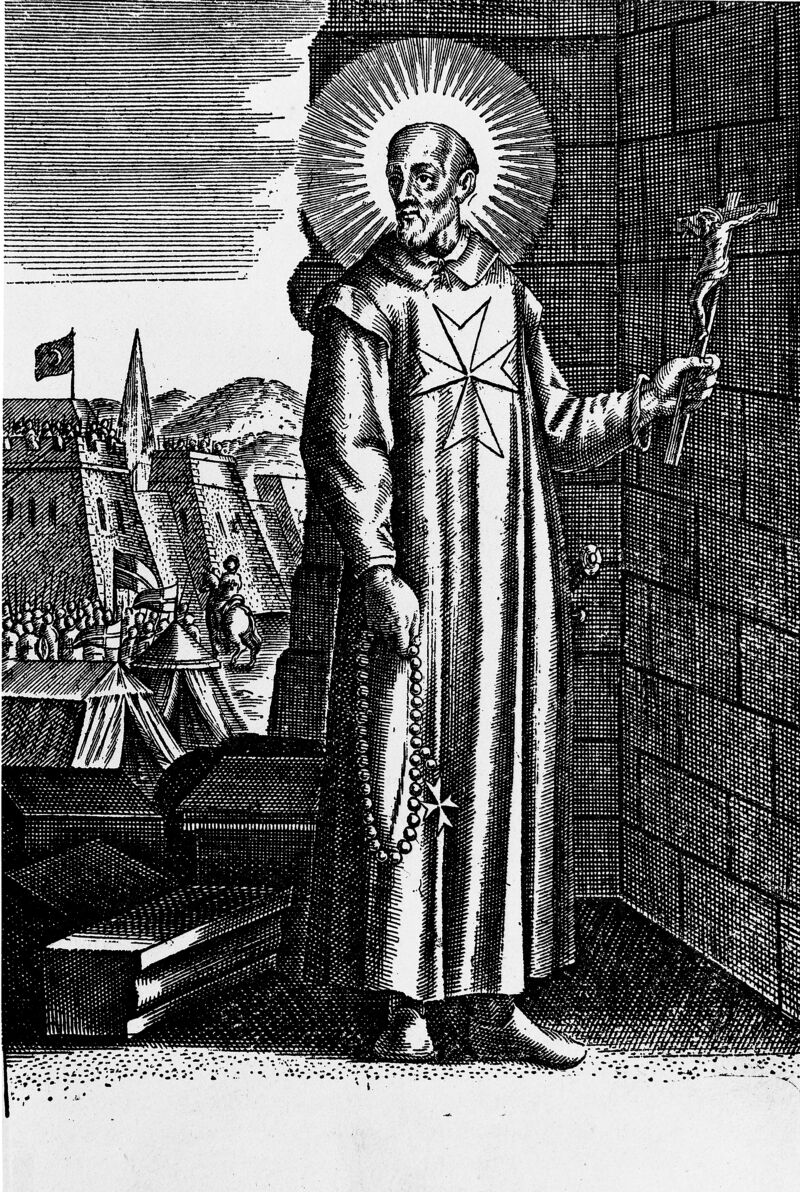 The "blessed" Raymond de Puy. From Bosio "Les vies des saints de l