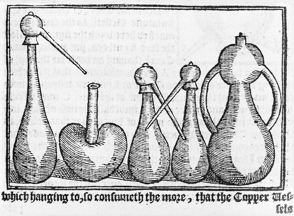 M0012939: Illustration of a distilliation apparatus