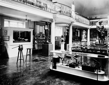 View of part of Wellcome museum, Wigmore st.