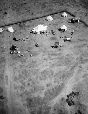 Wellcome excavations in Sudan: aerial photograph