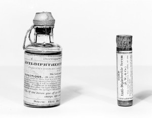 view Samples of anti-diphteritic serum