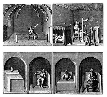 M0013234: Illustriation depicting remedial treatment by bathing