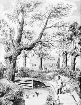 M0013239: Cottage where Edward Jenner performed his first vaccination