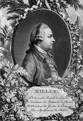 M0013595: Portrait of Philip Miller (1691-1771)