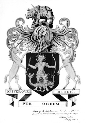 Arms of the Society of Apothecaries of London