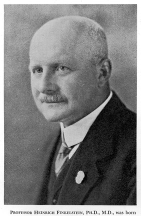 M0013620: Portrait of Heinrich Finkelstein (1865-1942)