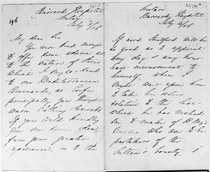 view Letters from Florence Nightingale, July 1856