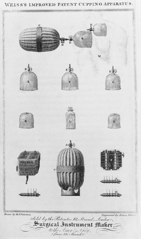A catalogue of chirurgical instruments invented and improved by Mr. Weiss ... to which is added different accounts and testimonials / [John Weiss].