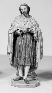 M0013971: Statue of Saint Lucy (4th century) / M0013972: Statue of Saint Ferdinand, king of Castile (13th century) / M0013973: Status of a Saint