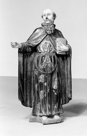 M0013971: Statue of Saint Lucy (4th century) / M0013972: Statue of Saint Ferdinand, king of Castile (13th century) / M0013973: Status of a Saint