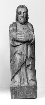 M0014036: Statue of Saint Caradec / M0014037: Statue of Saint Languc / M0014038: Statue of Saint Isidore the Labourer