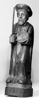 M0014047: Statue of Saint James of Compostella / M0014048: Statue of Saint Radegund / M0014049: Statue of Saint Nicholas of Bari