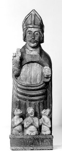M0014047: Statue of Saint James of Compostella / M0014048: Statue of Saint Radegund / M0014049: Statue of Saint Nicholas of Bari