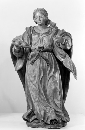 Saint Agatha, statuette.