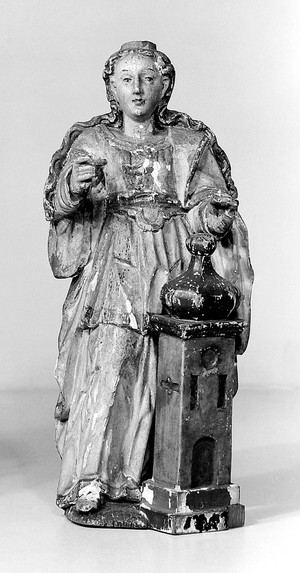 view Statue of Saint Barbara.