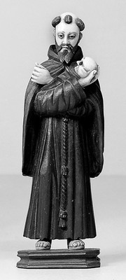 M0014105: Statue of Saint Francis of Assisi / M0014106: Statue of a saint, probably Saint Francis of Assisi / M0014107: Statue of Saint Luke