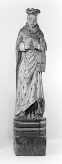 M0014116: Statue of Saint Antonius of Florence / M0014117: Statue of Saint Eligius (also Eloi)