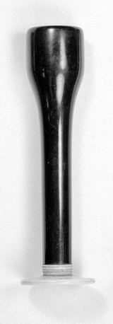 Monaural stethoscope, bell shaped.