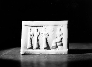 view Impression of a cylinder seal.