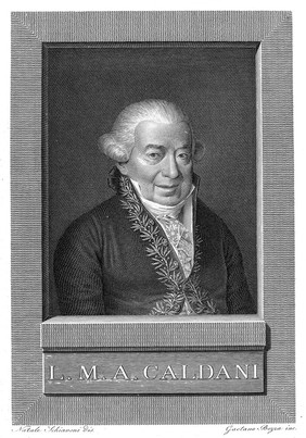 M0014812: Portrait of Leopoldo Marco Antonio Caldani (1725-1813)