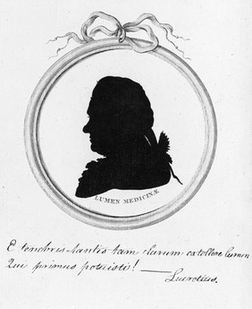 Portrait of John Brown in "Elementa medicinae"