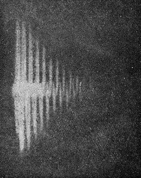 M0014861: Oscillograph of a condenser discharge, 1925